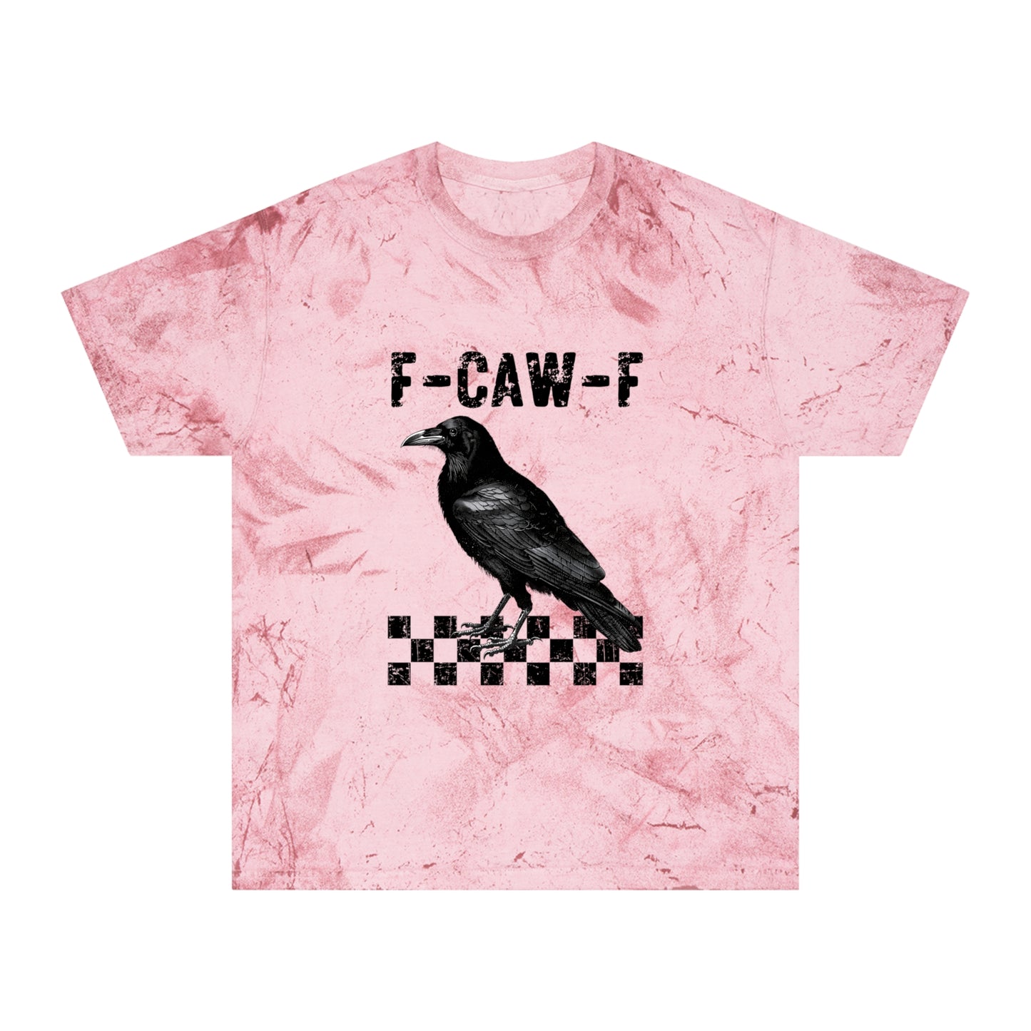 F-Caw-F Unisex Color Blast T-Shirt - Edgy Graphic Tee for Art Lovers