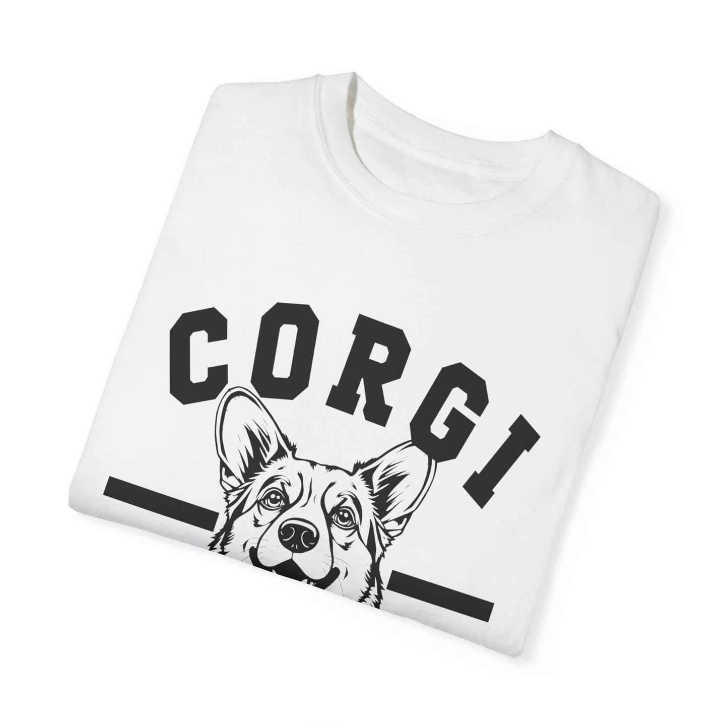 Corgi Mama Unisex Garment-Dyed T-Shirt - Perfect Gift for Dog Lovers