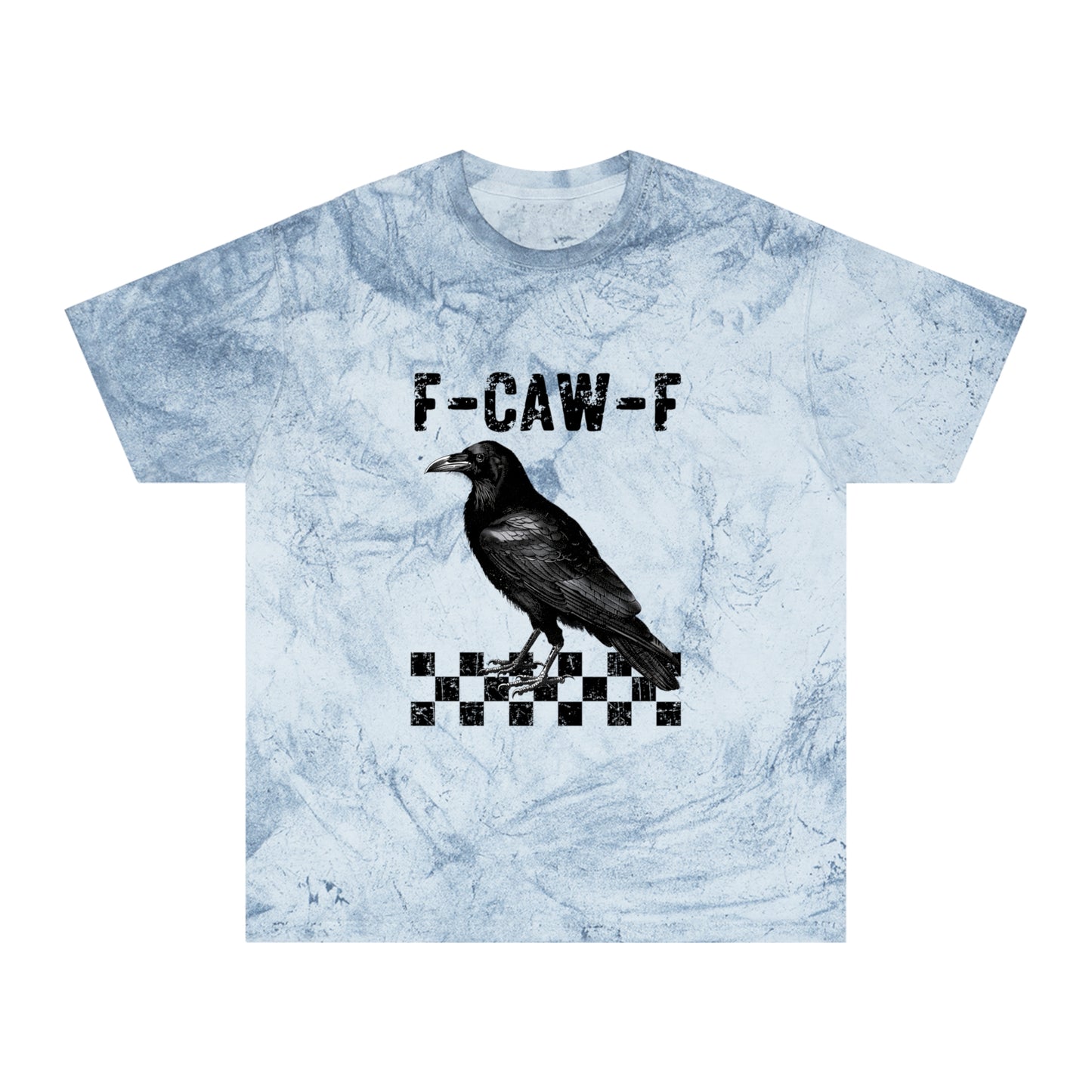 F-Caw-F Unisex Color Blast T-Shirt - Edgy Graphic Tee for Art Lovers