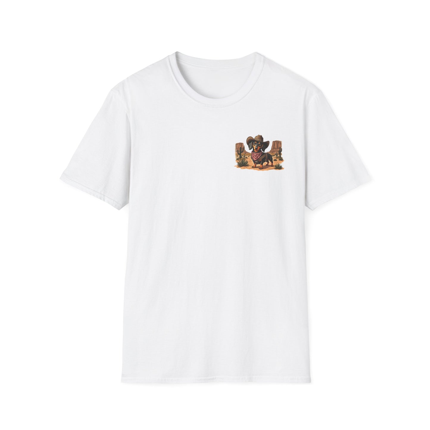 Saddle Up Wiener T-Shirt - Fun Dog Lover Tee