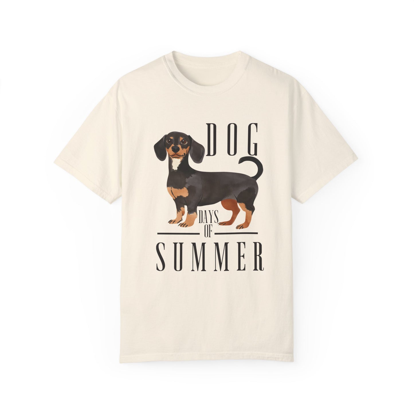 Dachshund Dog Days of Summer Color Comfort T-shirt for Pet Lovers
