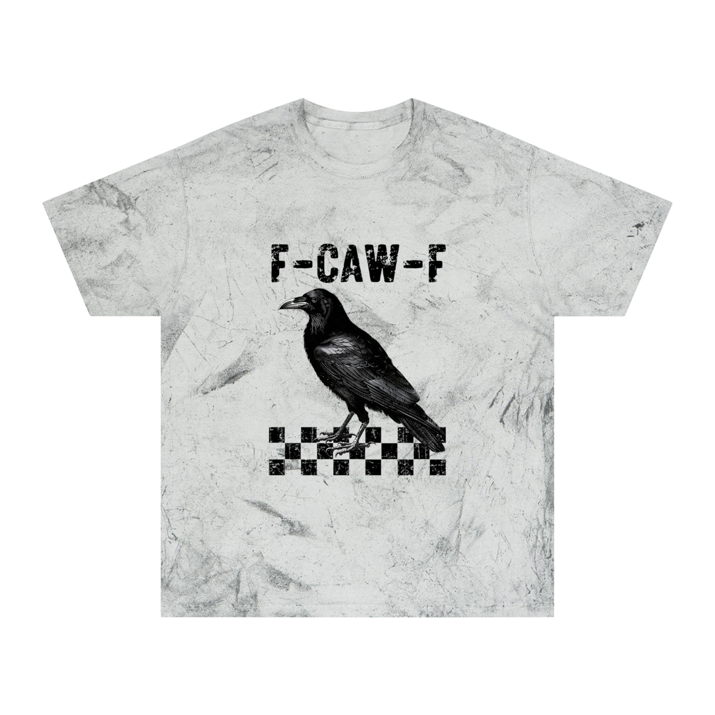 F-Caw-F Unisex Color Blast T-Shirt - Edgy Graphic Tee for Art Lovers