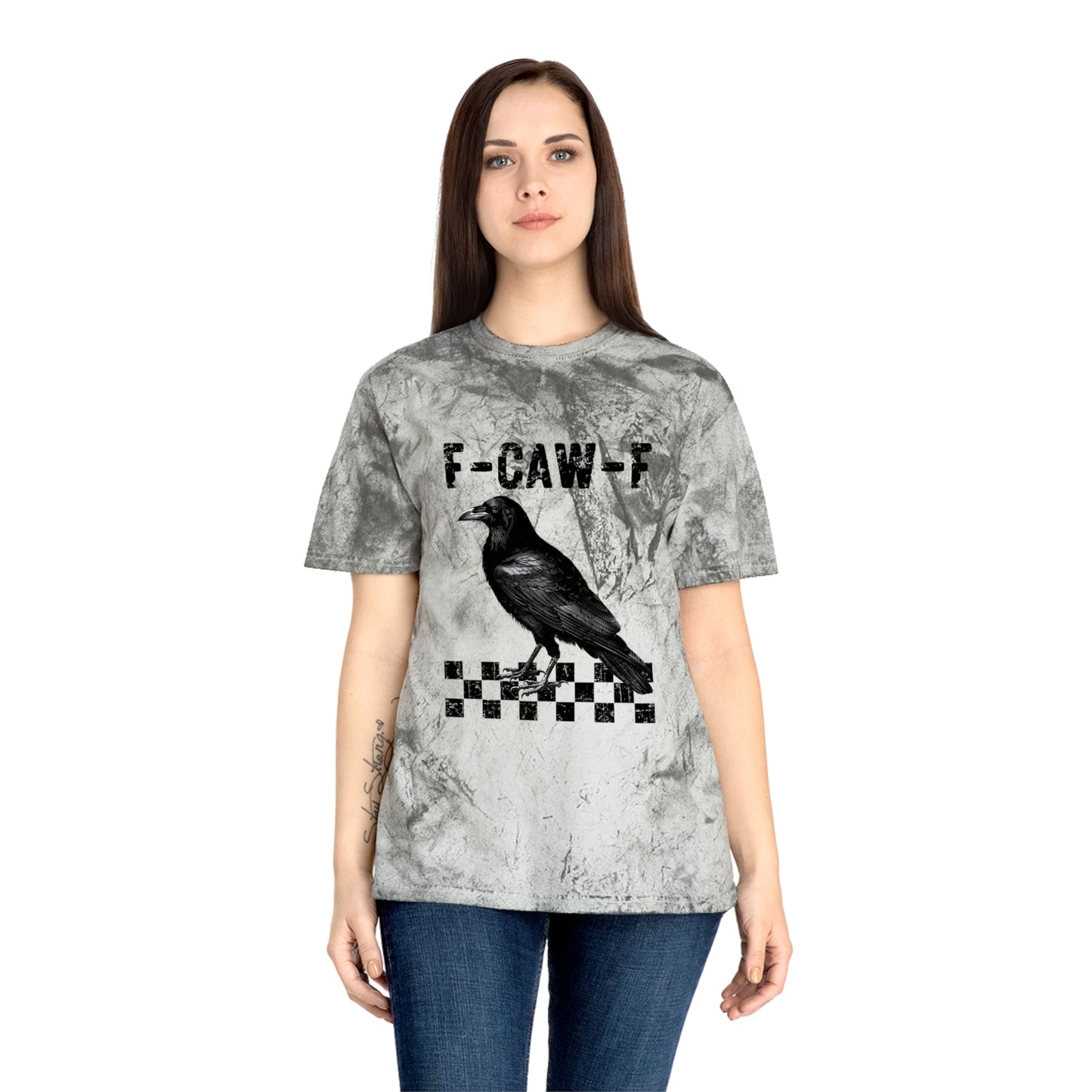 F-Caw-F Unisex Color Blast T-Shirt - Edgy Graphic Tee for Art Lovers
