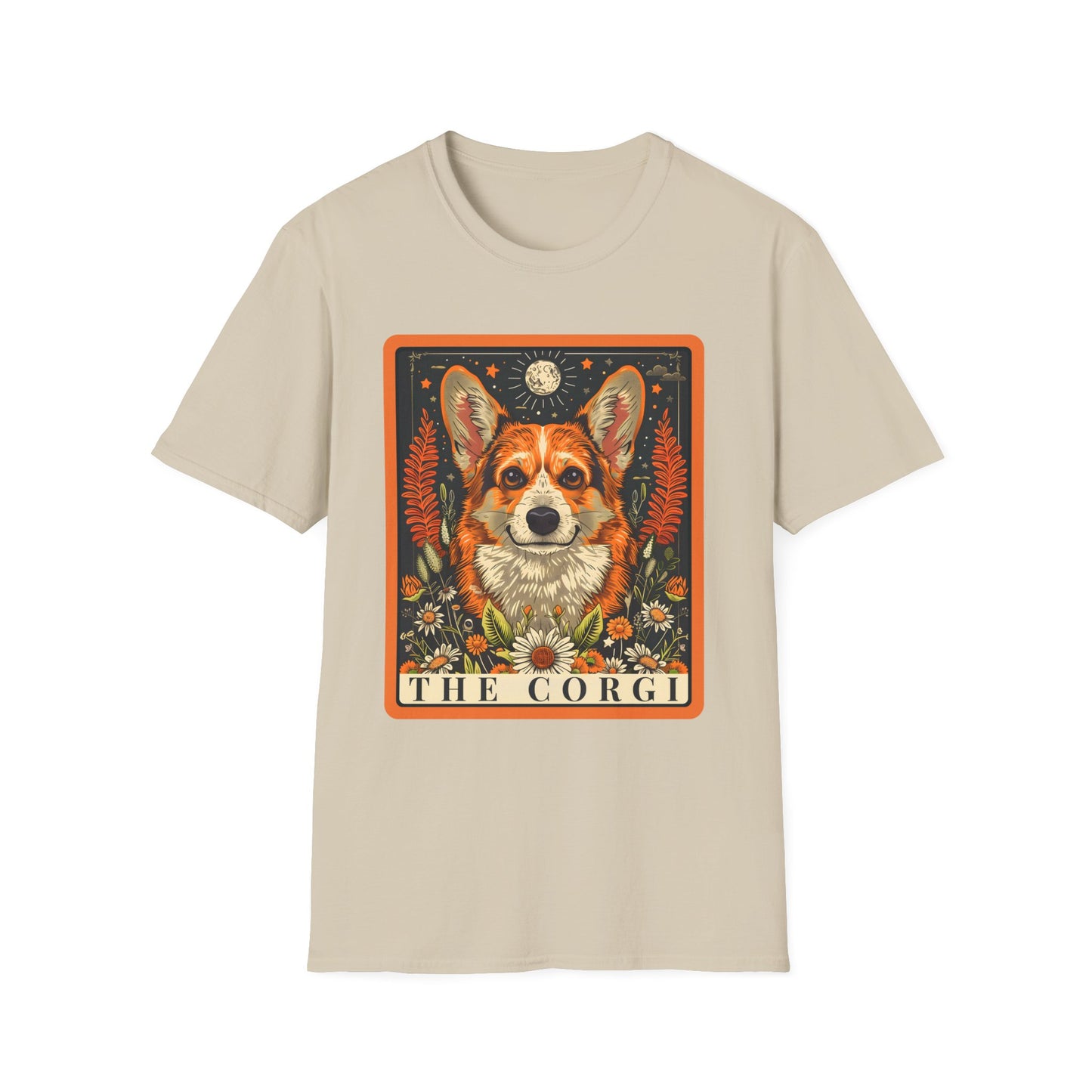 Corgi Lover T-Shirt - Floral Design