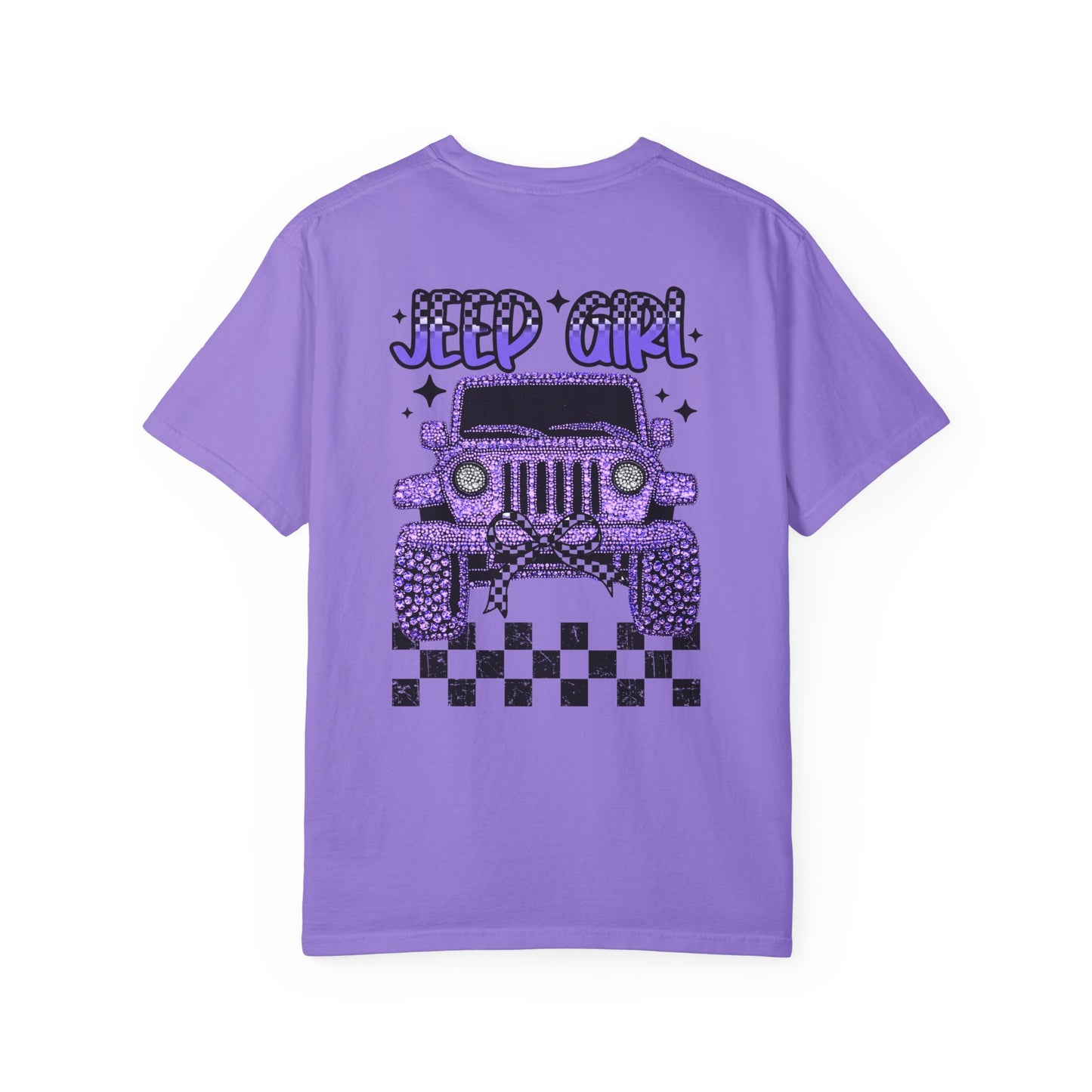 Jeep Girl Unisex Garment-Dyed T-Shirt - Fun and Stylish Off-Road Enthusiast Tee