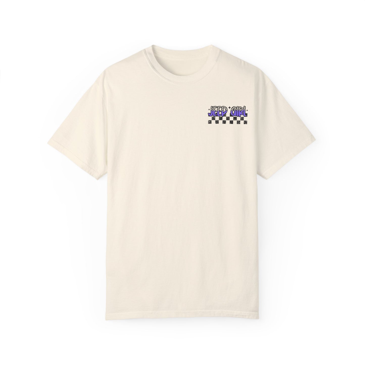 Jeep Girl Unisex Garment-Dyed T-Shirt - Fun and Stylish Off-Road Enthusiast Tee