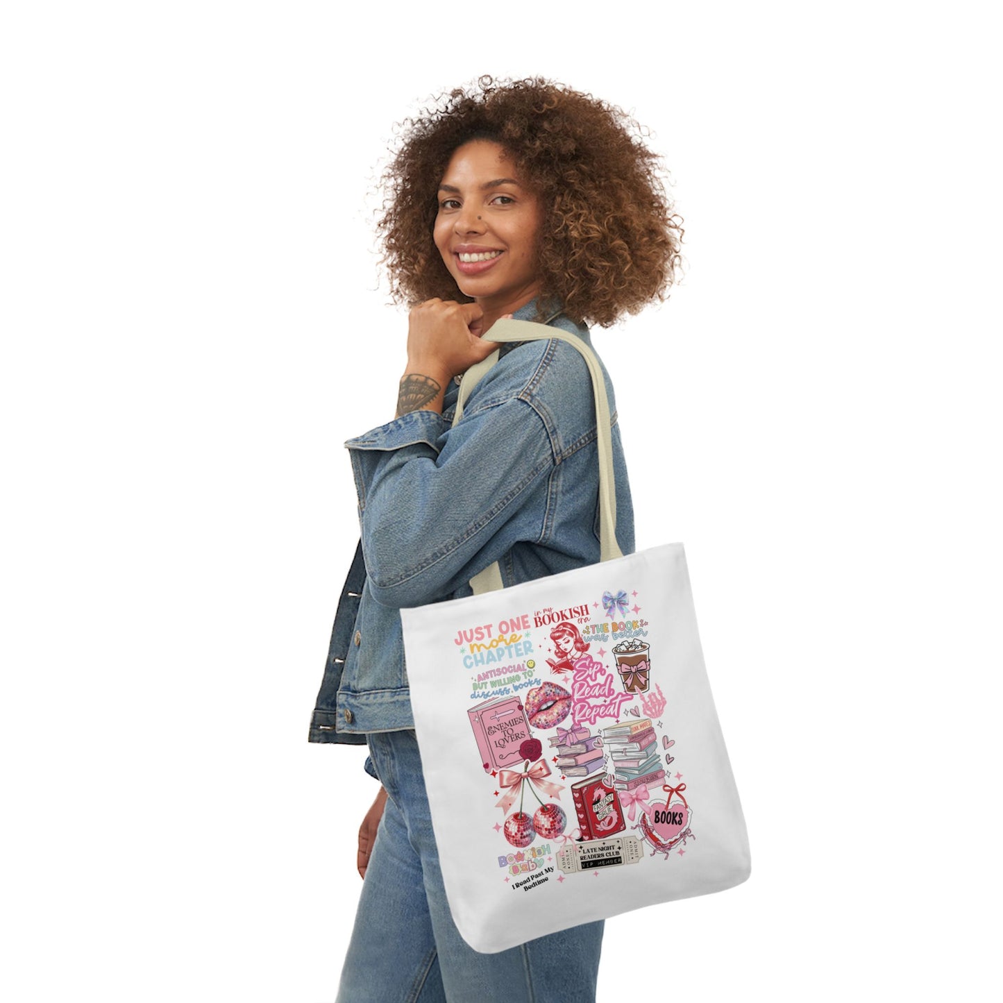 Bookish Collage Tote Bag
