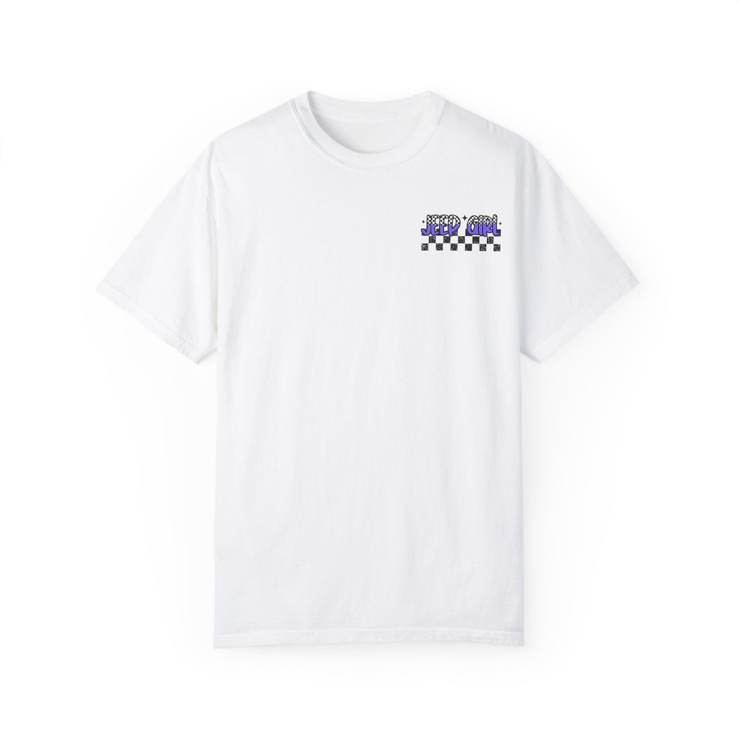 Jeep Girl Unisex Garment-Dyed T-Shirt - Fun and Stylish Off-Road Enthusiast Tee