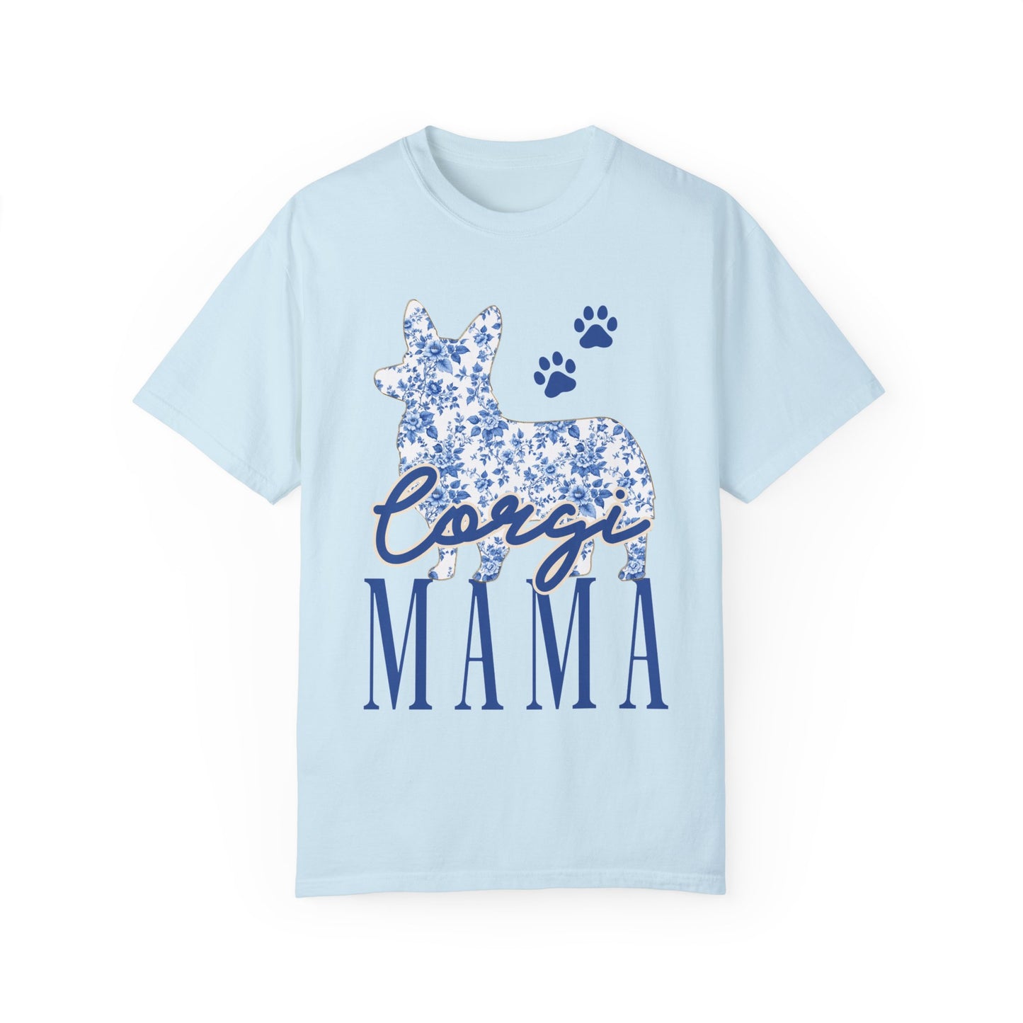 Corgi Mama Floral Unisex T-Shirt - Perfect Gift for Dog Lovers