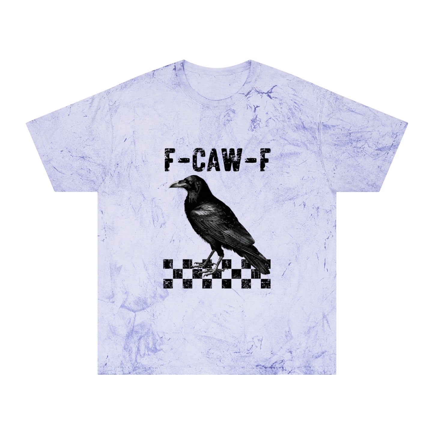 F-Caw-F Unisex Color Blast T-Shirt - Edgy Graphic Tee for Art Lovers