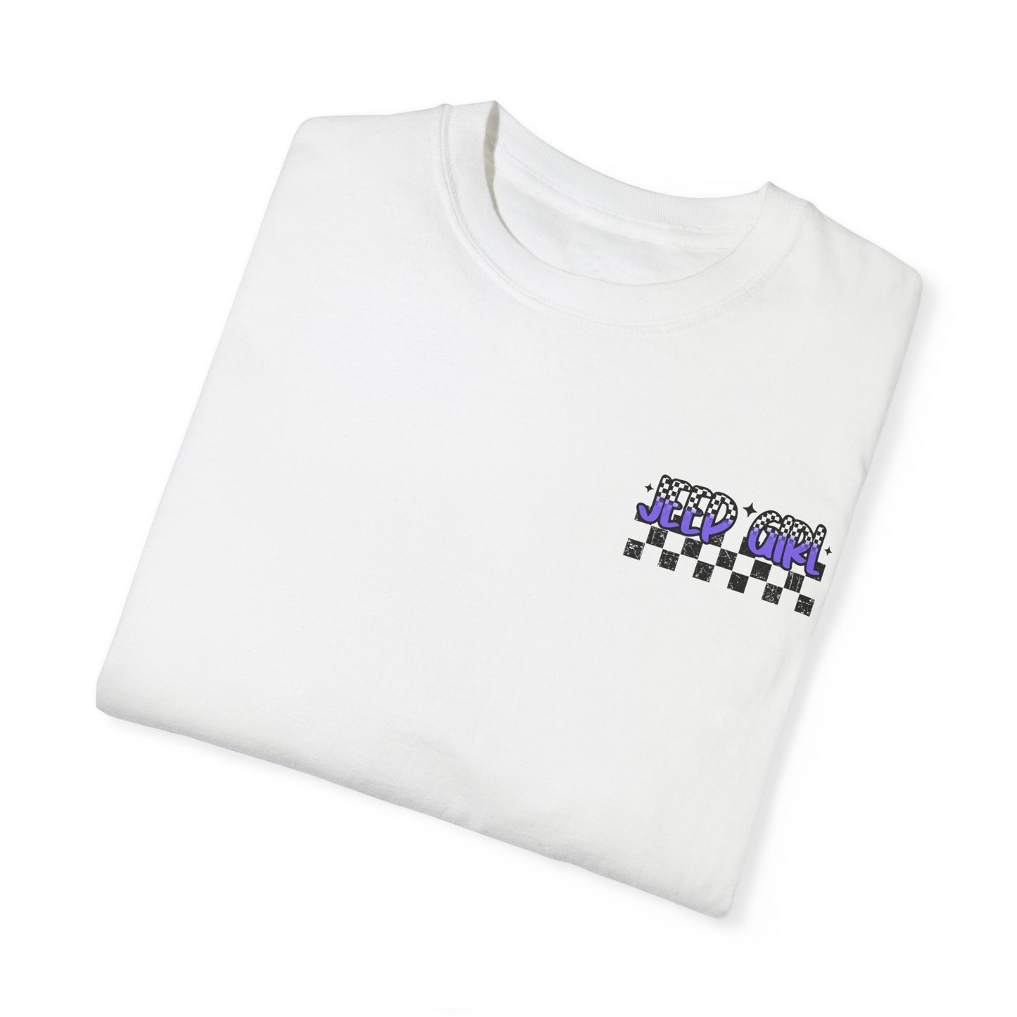 Jeep Girl Unisex Garment-Dyed T-Shirt - Fun and Stylish Off-Road Enthusiast Tee
