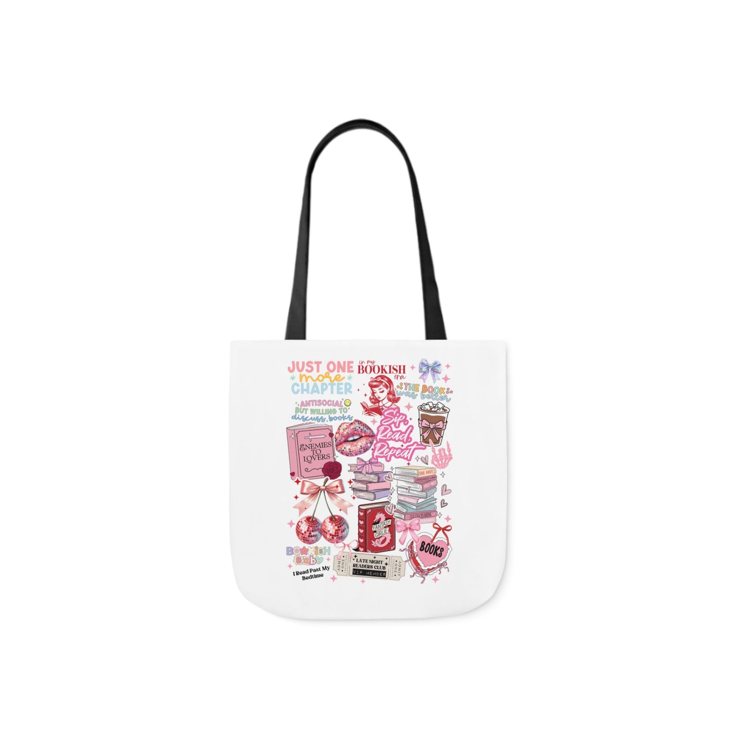 Bookish Collage Tote Bag