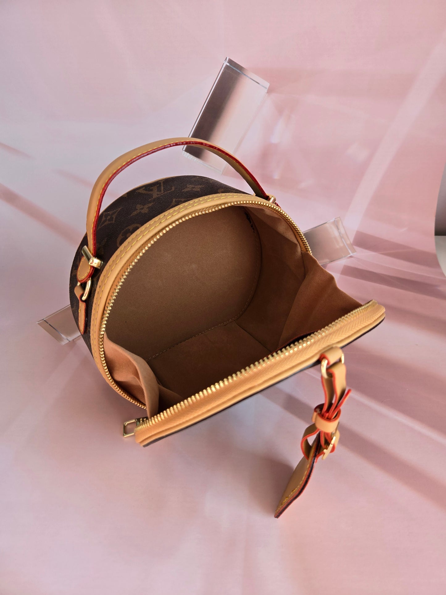 LV inspired purse with strap