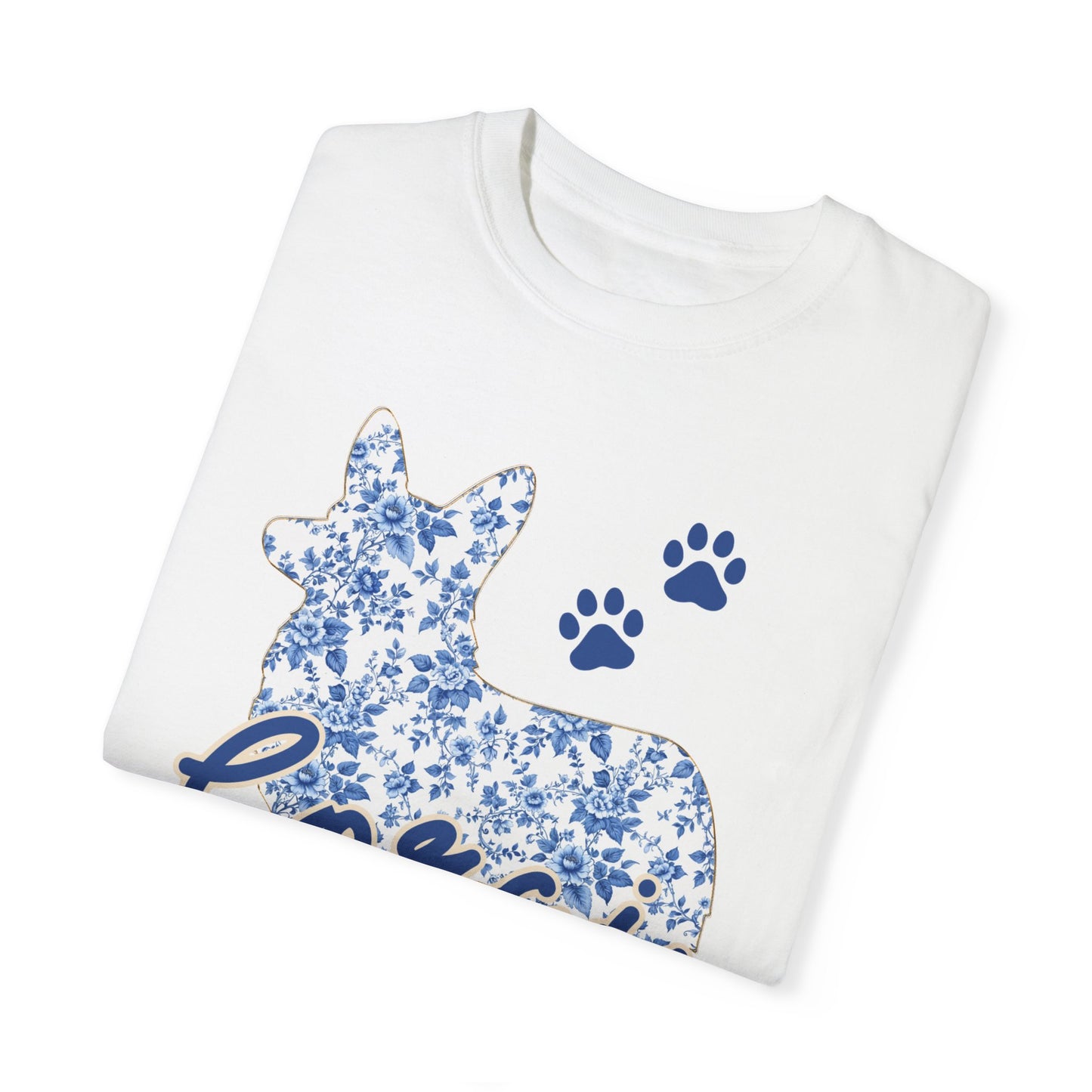 Corgi Mama Floral Unisex T-Shirt - Perfect Gift for Dog Lovers