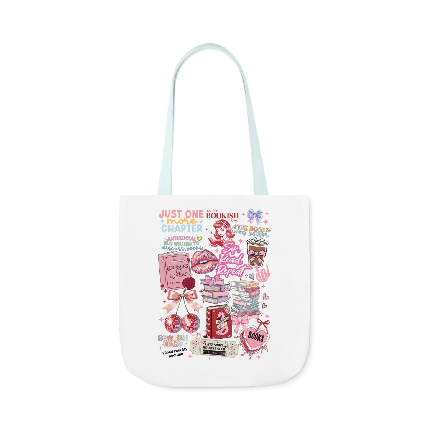 Bookish Collage Tote Bag