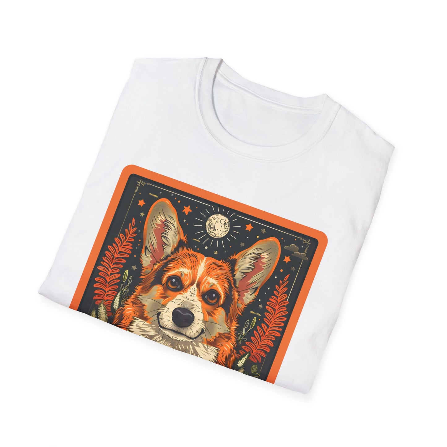 Corgi Lover T-Shirt - Floral Design