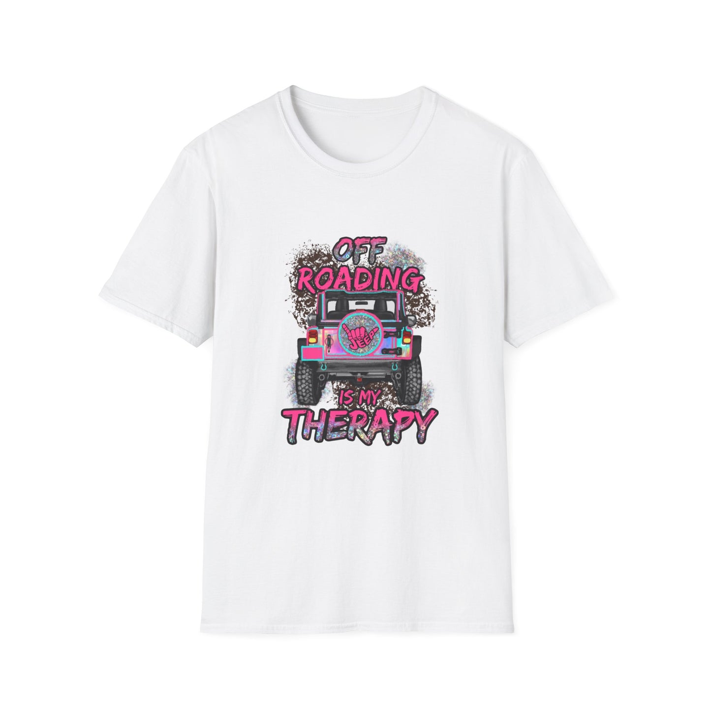 Off-Roading Therapy Unisex Softstyle T-Shirt | Adventure & Nature Lovers Tee