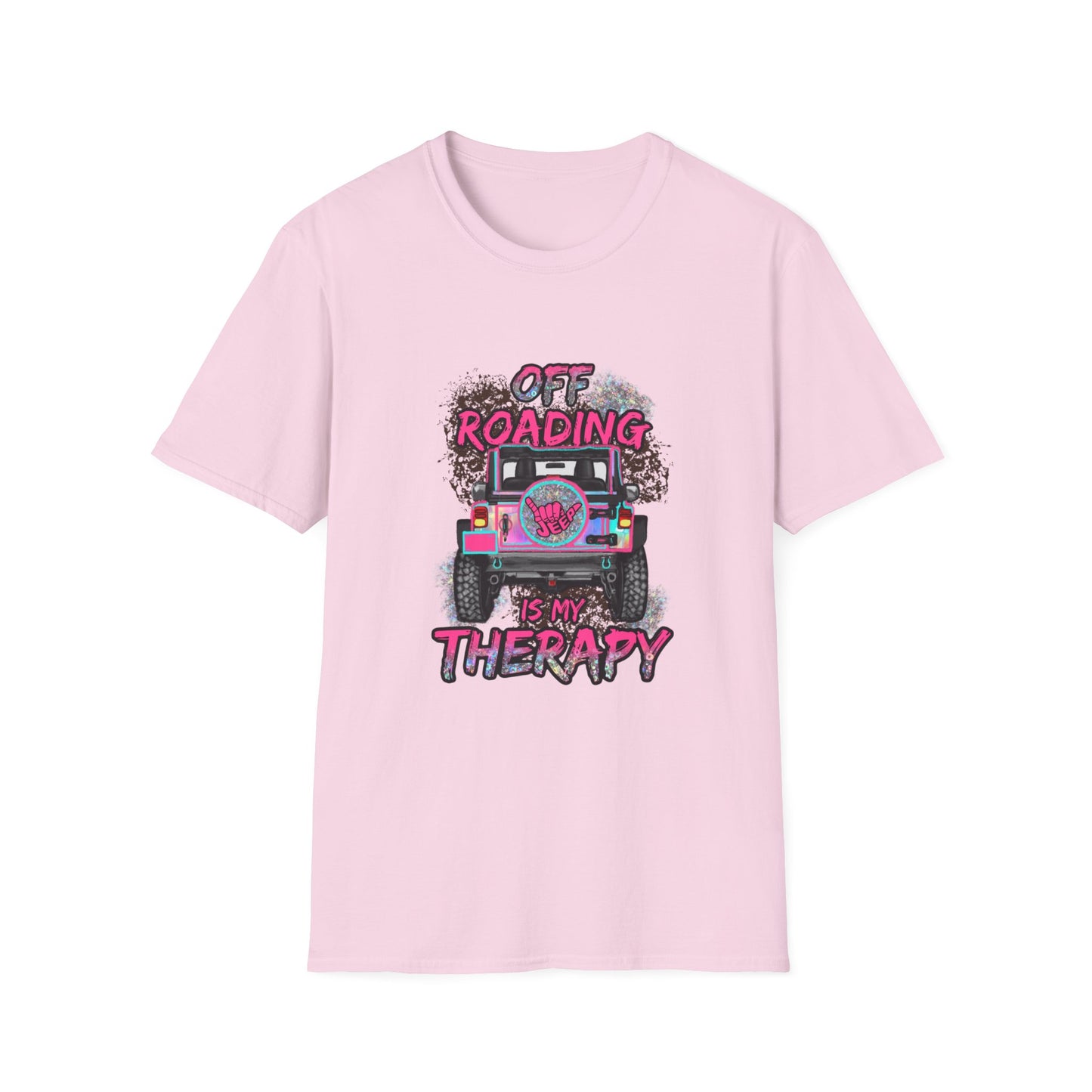 Off-Roading Therapy Unisex Softstyle T-Shirt | Adventure & Nature Lovers Tee