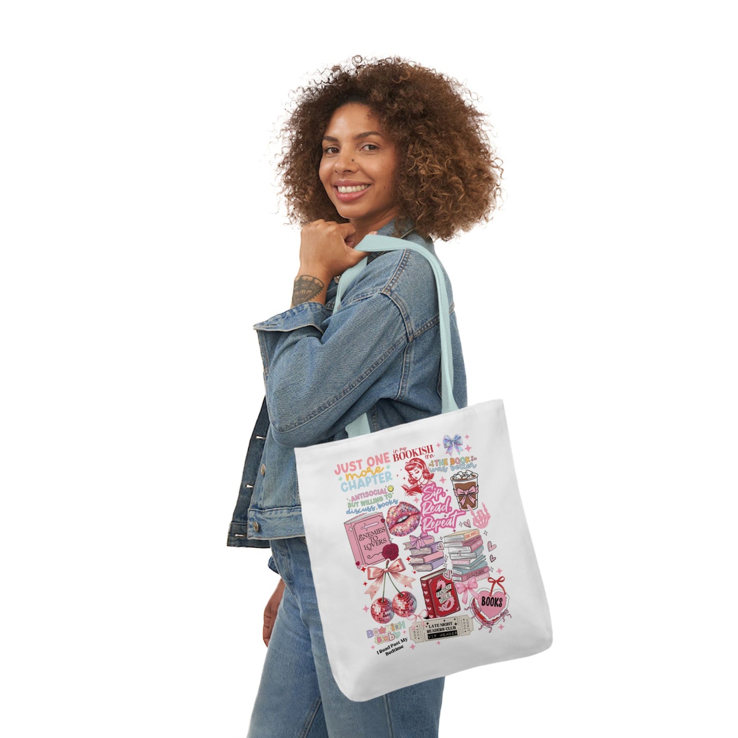 Bookish Collage Tote Bag