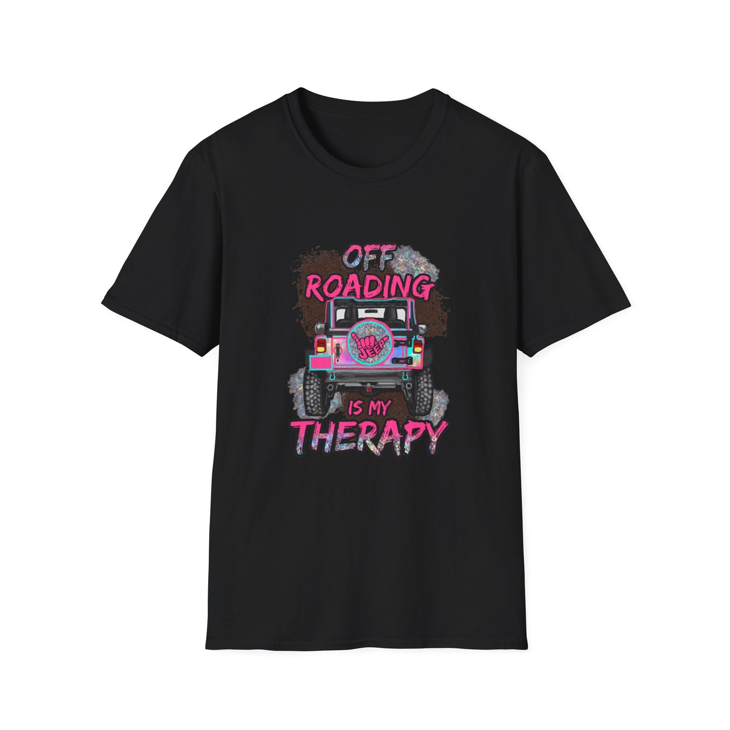 Off-Roading Therapy Unisex Softstyle T-Shirt | Adventure & Nature Lovers Tee