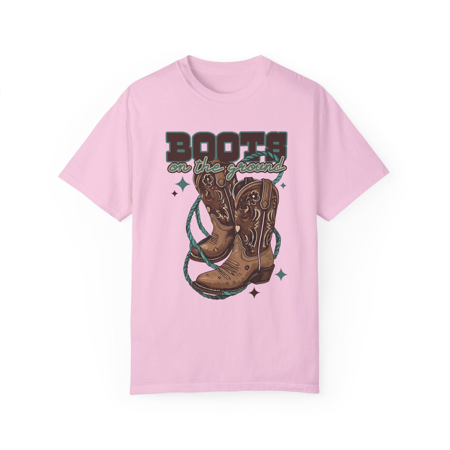 Boots on the Ground Unisex Garment-Dyed T-shirt