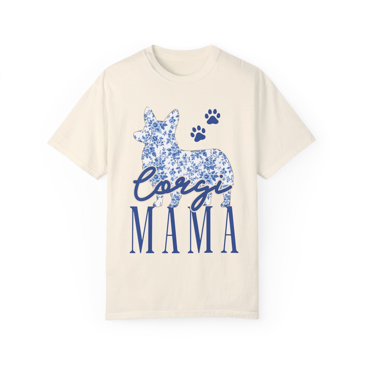 Corgi Mama Floral Unisex T-Shirt - Perfect Gift for Dog Lovers
