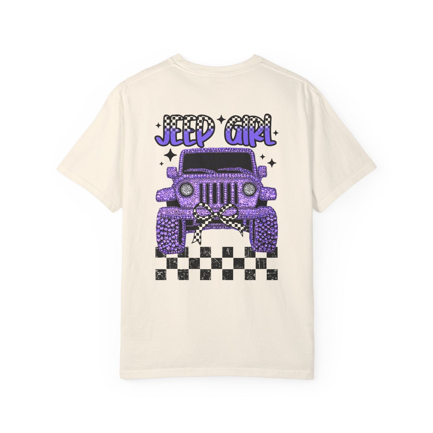 Jeep Girl Unisex Garment-Dyed T-Shirt - Fun and Stylish Off-Road Enthusiast Tee
