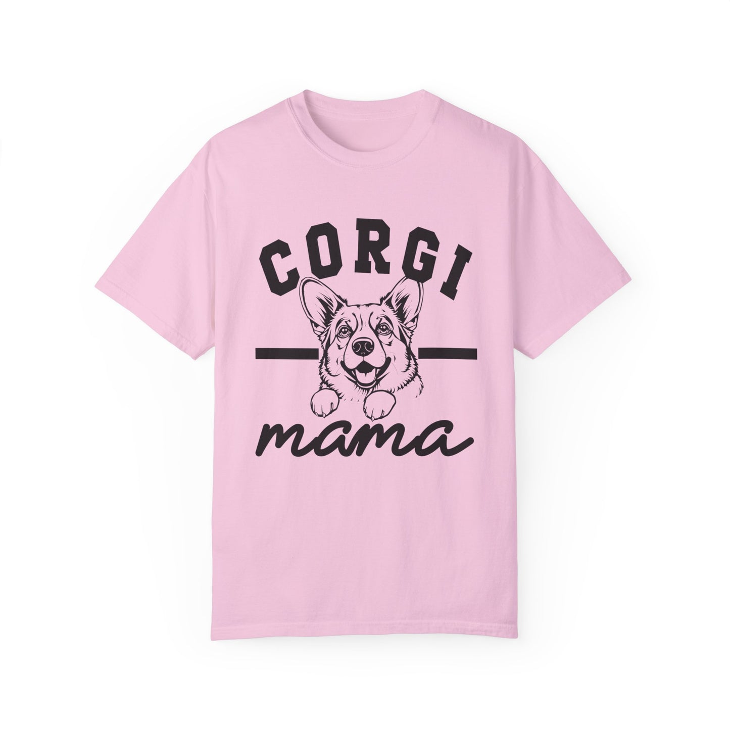 Corgi Mama Unisex Garment-Dyed T-Shirt - Perfect Gift for Dog Lovers
