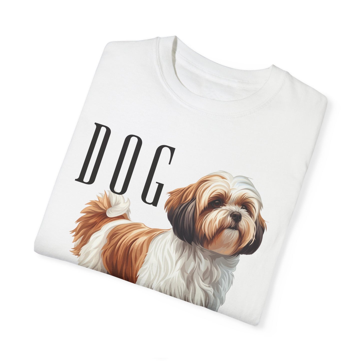Shih Tzu Dog Days of Summer Comfort Colors T-Shirt - Unisex Garment-Dyed Tee for Dog Lovers