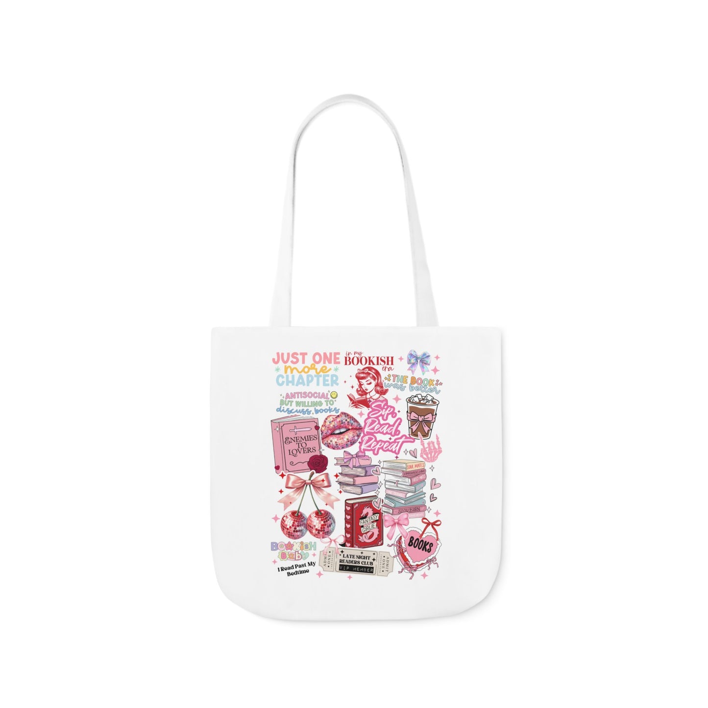 Bookish Collage Tote Bag