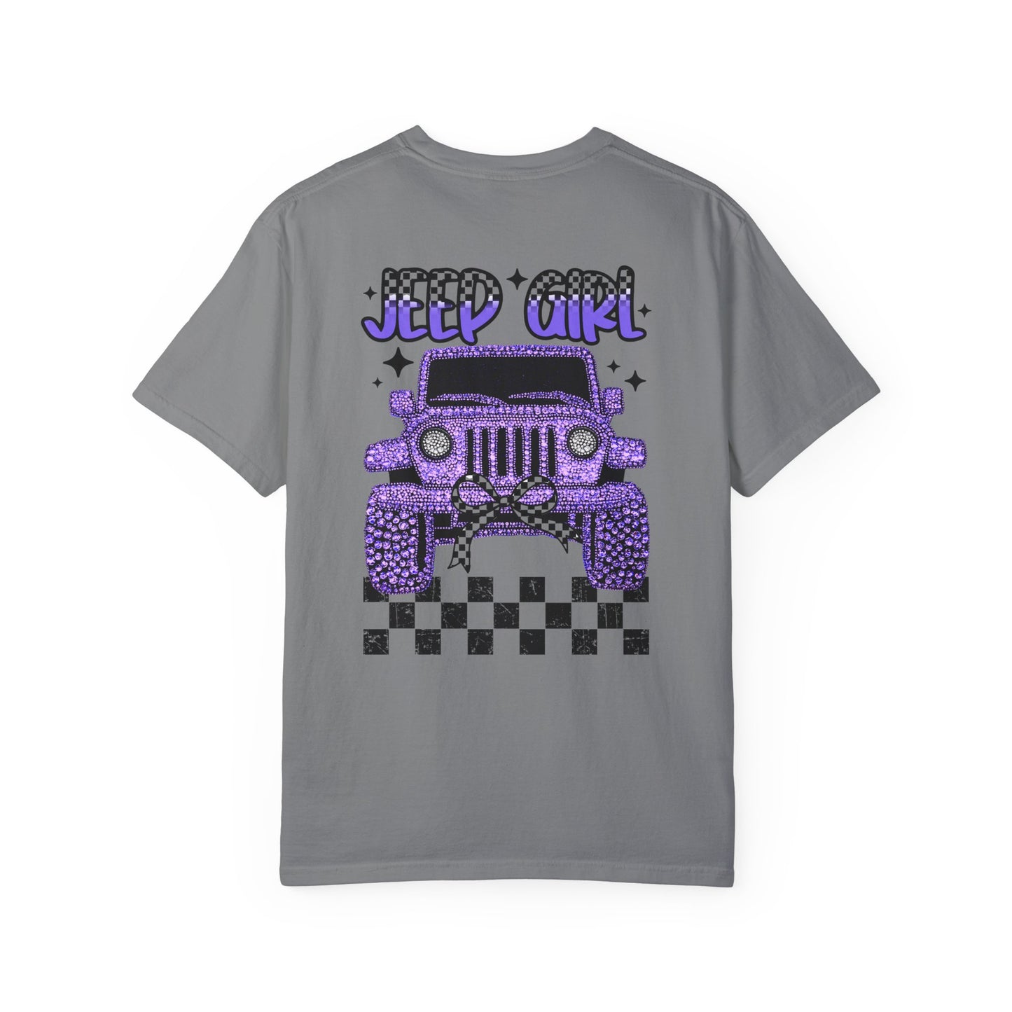 Jeep Girl Unisex Garment-Dyed T-Shirt - Fun and Stylish Off-Road Enthusiast Tee