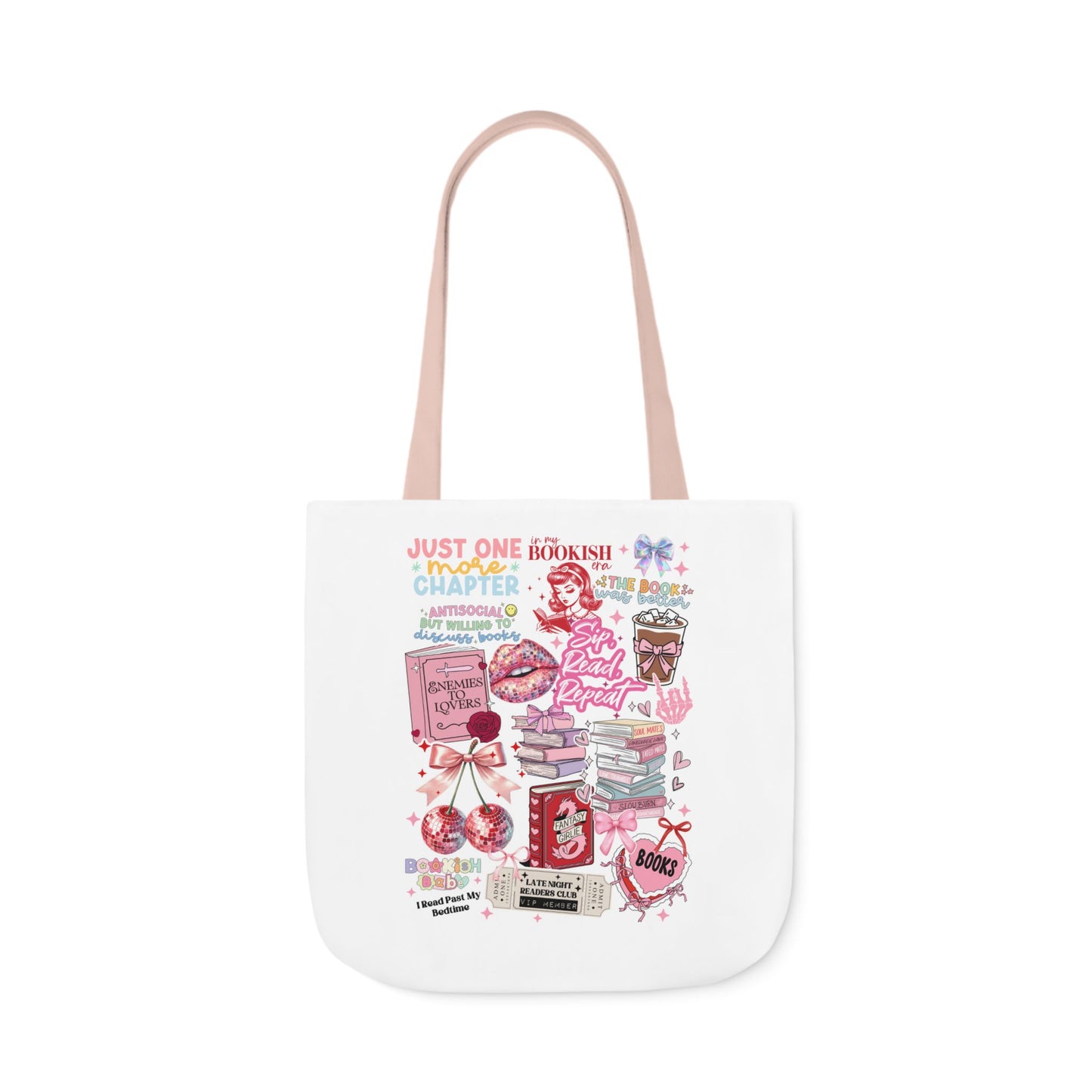 Bookish Collage Tote Bag