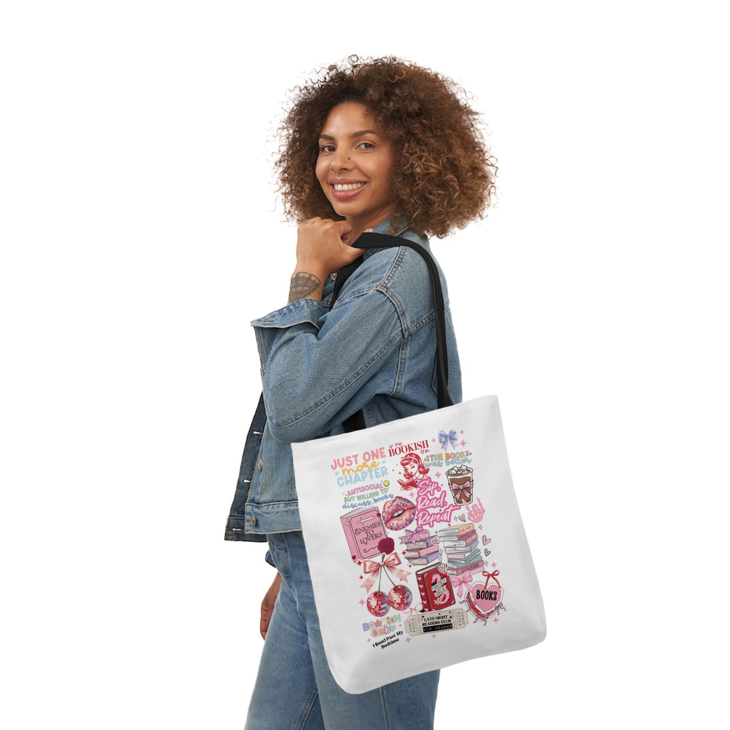 Bookish Collage Tote Bag