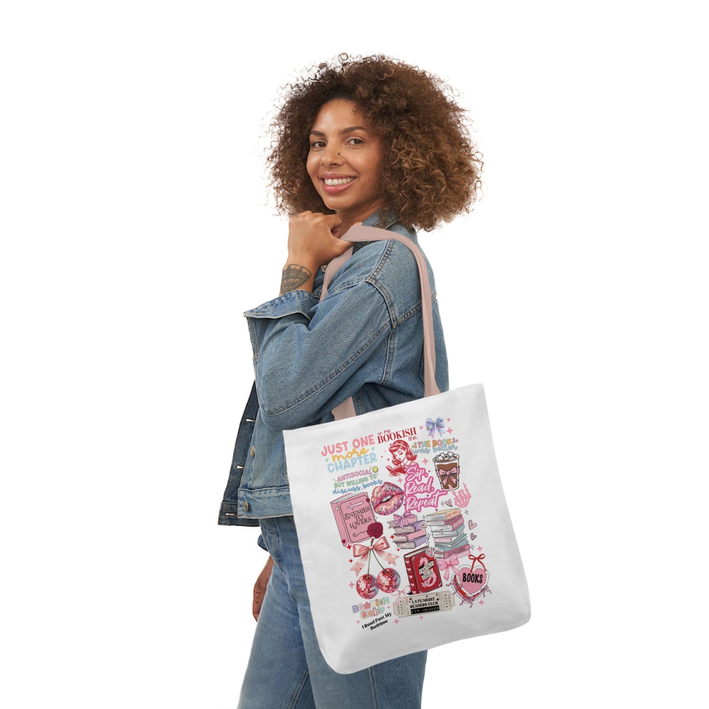Bookish Collage Tote Bag