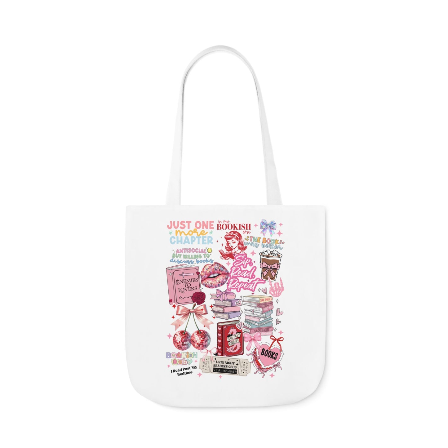 Bookish Collage Tote Bag