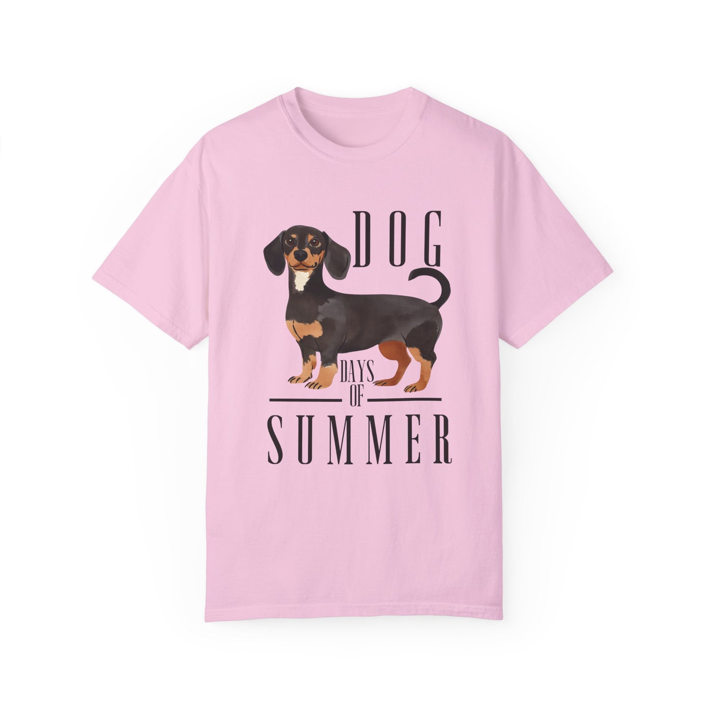 Dachshund Dog Days of Summer Color Comfort T-shirt for Pet Lovers