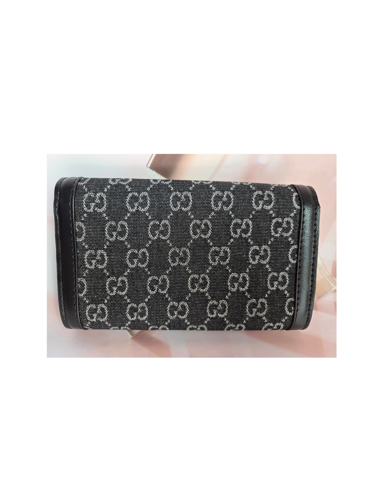 GG inspired Black Purse/Wallet