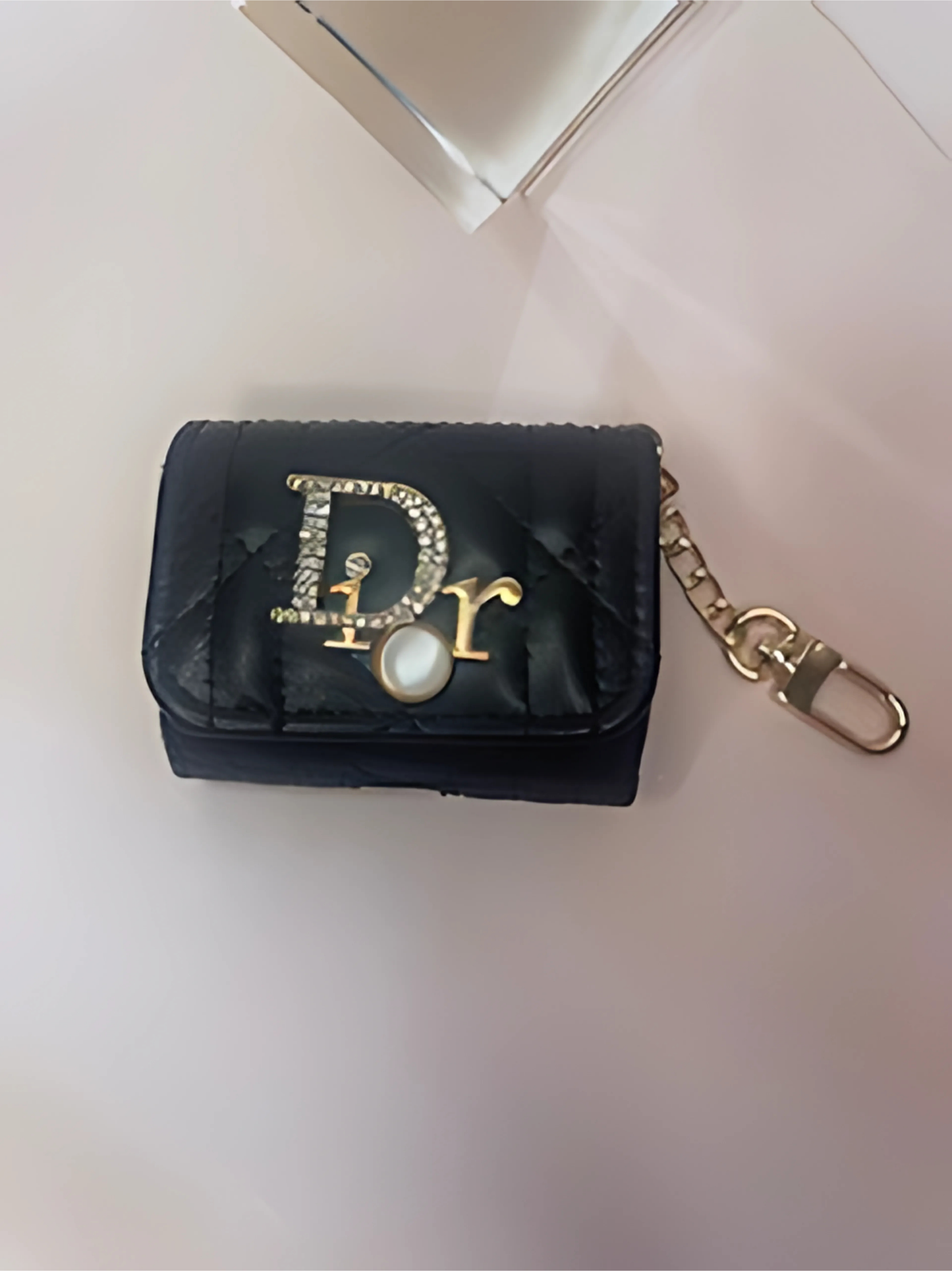 Dior Inspired Airpod Case in Black