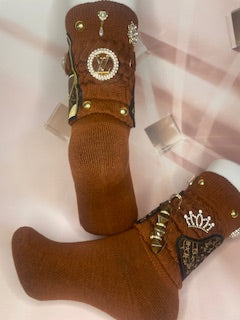 LV Inspired "Junk Socks"
