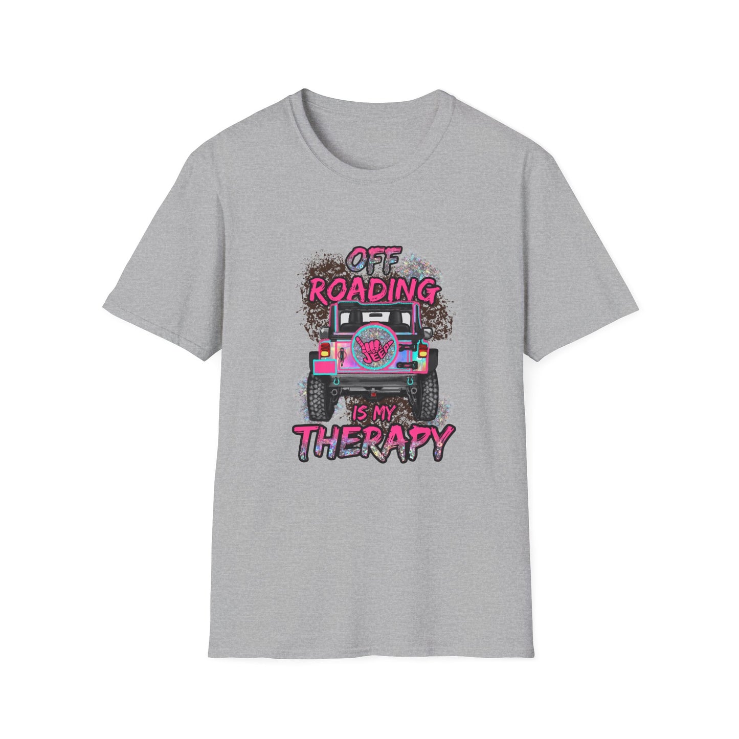 Off-Roading Therapy Unisex Softstyle T-Shirt | Adventure & Nature Lovers Tee