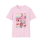 Bookish Collage T-Shirt - Vintage Graphic Motivational Unisex Softstyle Tee