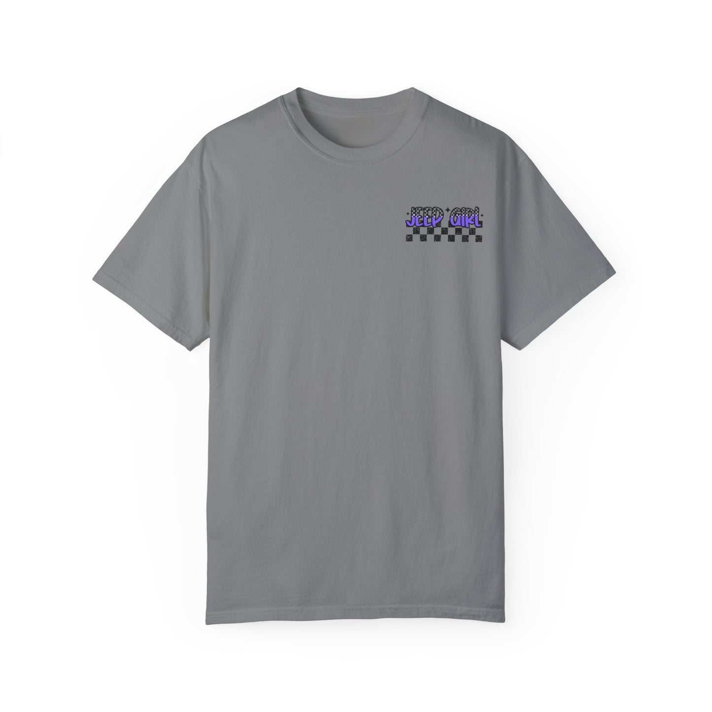 Jeep Girl Unisex Garment-Dyed T-Shirt - Fun and Stylish Off-Road Enthusiast Tee