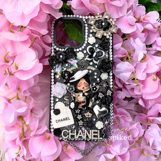 Noir Luxe Skull Panda iPhone 13 PRO MAX Case