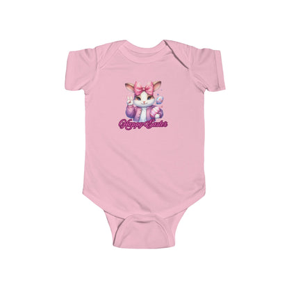 "Peace Out" Easter Bunny Infant Bodysuit