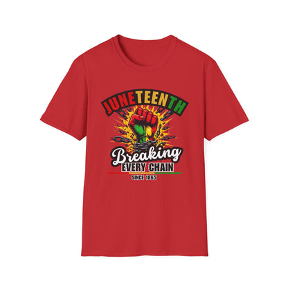 Juneteenth Celebration T-Shirt, Unisex Softstyle Tee, Black History Month Shirt, Equality Awareness Apparel, Freedom Day Gift