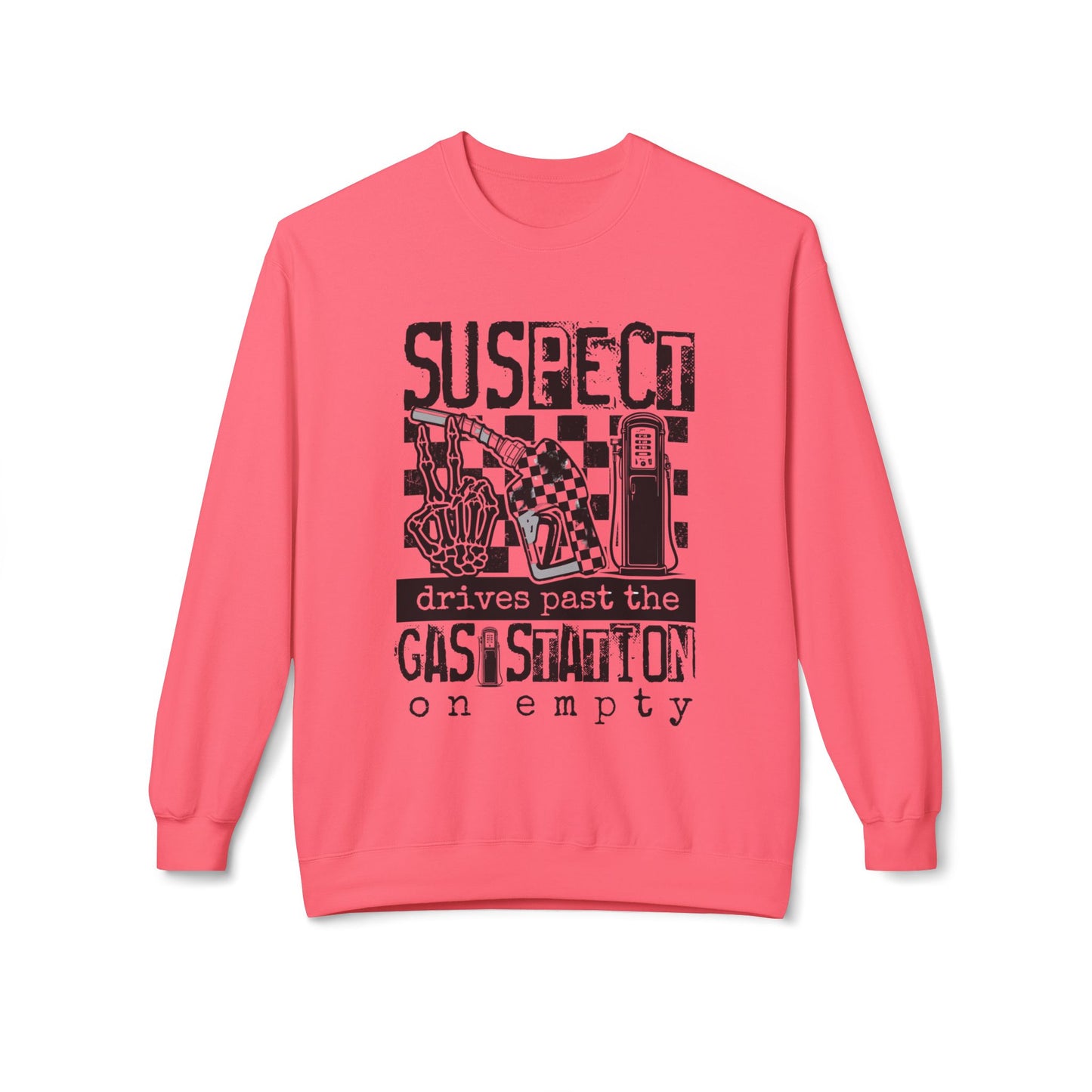 Suspect Drives by Skeleton Funny Sweatshirt