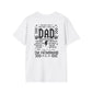 Rockin' Dad Tour Unisex Softstyle T-Shirt, Father's Day Gift, Gift for Dads, Men's Graphic Tee, Family Bonding Shirt, Music Lover Shirt