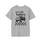 Retro Checkerboard Graphic T-Shirt - 'It's Hip to be Square'