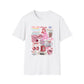 Bookish Collage T-Shirt - Vintage Graphic Motivational Unisex Softstyle Tee