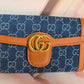 GG inspired Blue/Brown Purse/Wallet